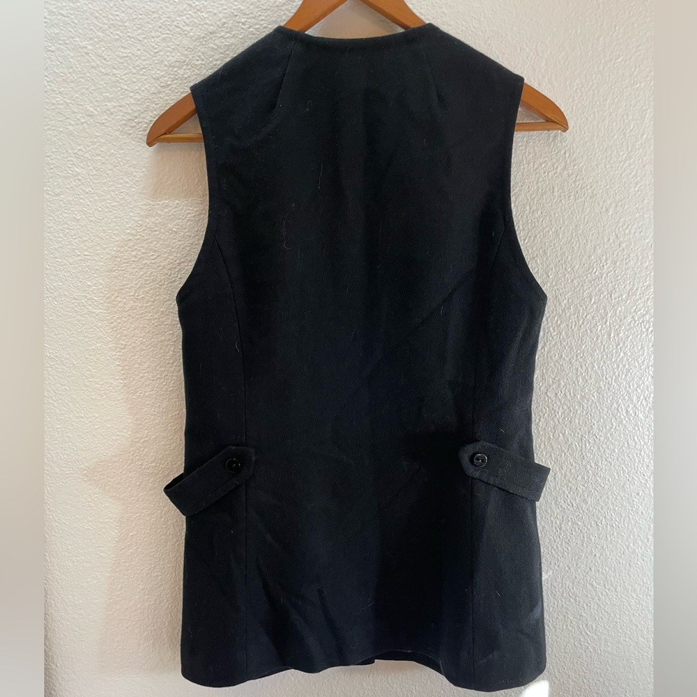 Pendleton Vintage 100% Wool Long Buttoned Vest Si… - image 3